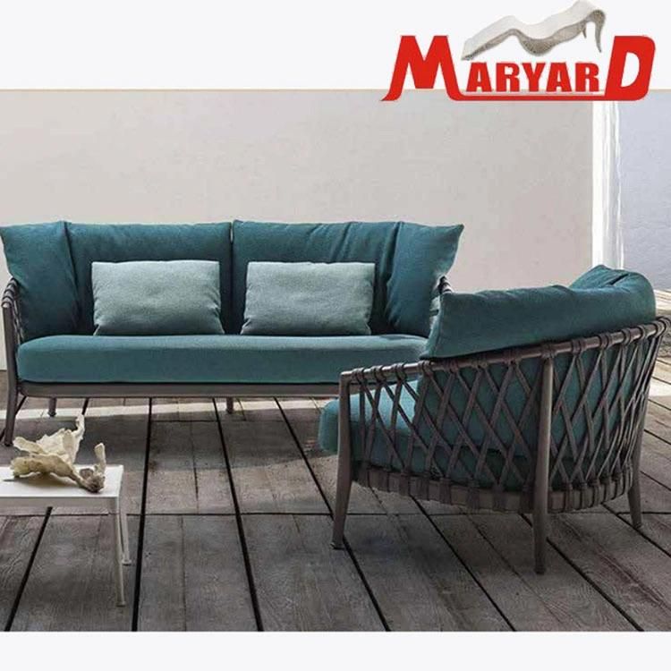 Modern Furniture Rope Woven Outdoor Sofa Set