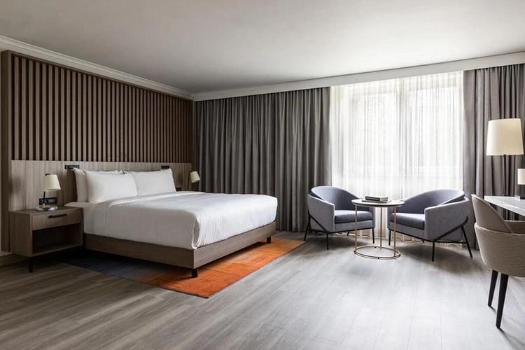 Wooden Hotel Bedroom Furniture Set  King Size Marriott Hotel Furniture Bed Room