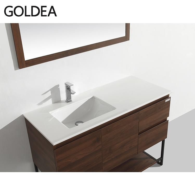 Wholesale 40 Inch Chinese Free Standing Bathroom Furniture Vanity Set