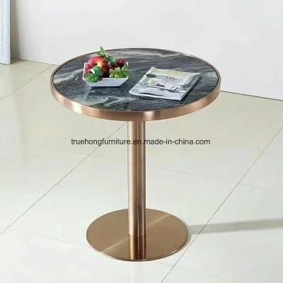 Hotel Decor Stainless Steel Modern Coffee Side Table