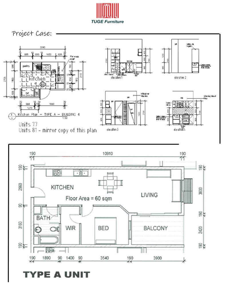 2022 Hot Sale Lacquer Furniture Cabinet Decoration Custom-Made European Style Cabinetry Real Estate Project Customized Kitchen Cabinet