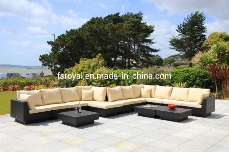 Modern Hot Sale Garden Style Outdoor Leisure Couch Sofa Hotel Resort Home Villa Handmade Woven Furniture Set