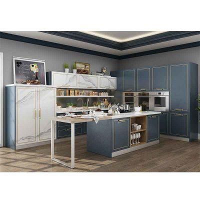 Melamine Modular Kitchen Cabinet Residential House Kitchen Furniture