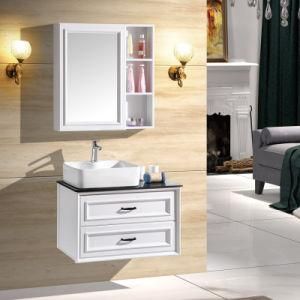 Modern Wall Mounted PVC Bathroom Vanity with Top Basin