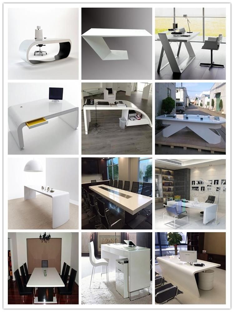 Customized Design Adjustable Half Round Home or Office Desk