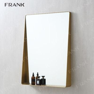 Bathroom Mirror Custom with Light Metal Frame Glass