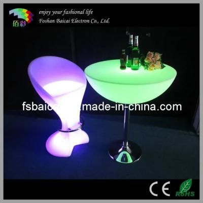 LED Plastic Furniture Chair Stool