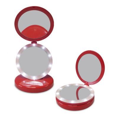 LED Lighted Table Vanity Cosmetic Makeup Mirror for Girl