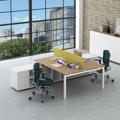 Office Furniture Boss Design Cabinet Table Simple Modern Double Office Computer Table