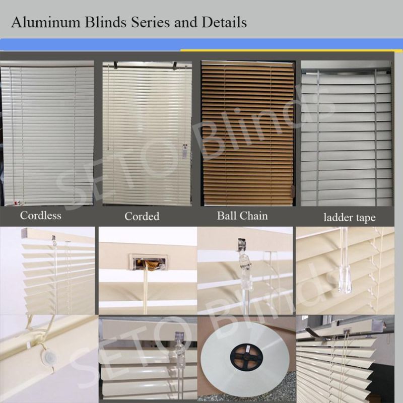 2019 Hot Selling 1" Vinyl Venetian Blinds with ISO90001 Certificate