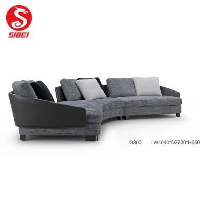 Chinese Modern Design 5 Star Hotel Living Room Home Fabric Furniture Sofa