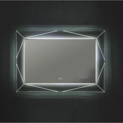 LED Mirror Home Products Diamond Shape Wall Mirror Home Decor Bathroom Mirror with Light Home/Hotel/Salon Furniture