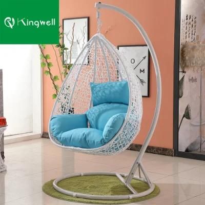 Modern Outdoor Patio Garden Hotel Swing Furniture Leisure Dining Room Lounge Rocking Rattan Metal Restaurant Chair