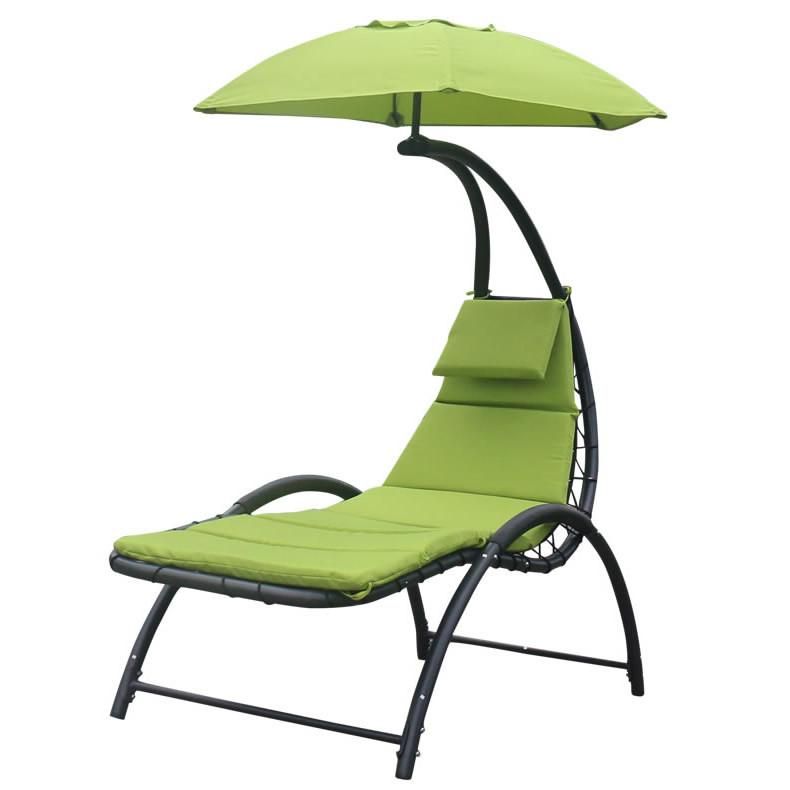 Outdoor Helicopter Swing Chair with Replaceable Cushion