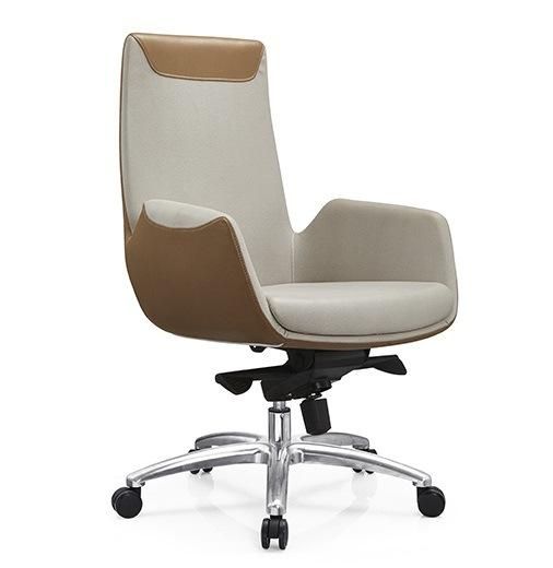 Italian Style Luxury Leather Office Chairs Swivel Manager Office Chairs