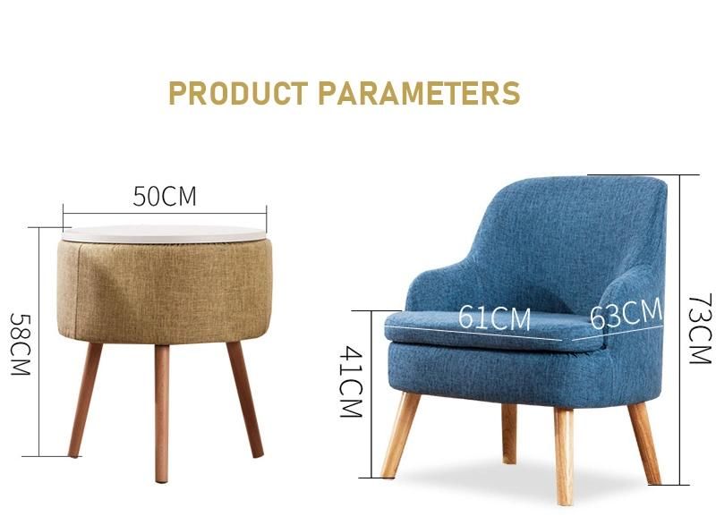 Wholesale Modern Living Room Chair Arm Single Sofa Chair for Living Room Home Furniture