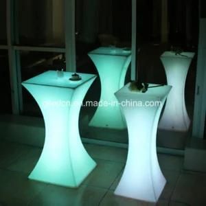 Rechargeable LED Cocktail Table in RGB 16 Color Changing, Unique Furniture