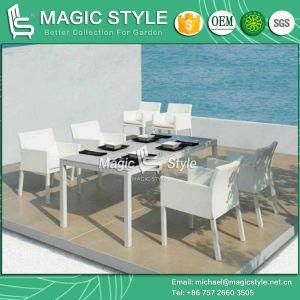 Garden Textile Chair Modern Dining Set Outdoor Sling Dining Set Patio Textile Dining Chair (Magic Style) Furniture