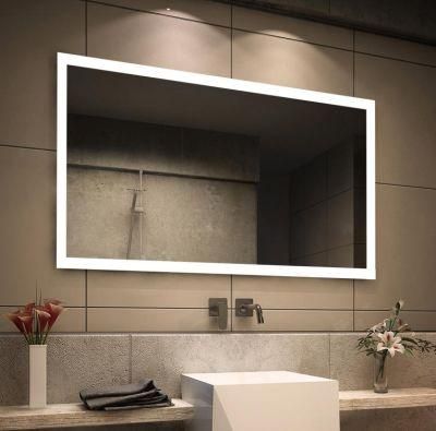 Hotel 5mm Touch Sensor 3000K CE Approved Wall Mounted Bathroom Illuminated Nightlight LED Mirror