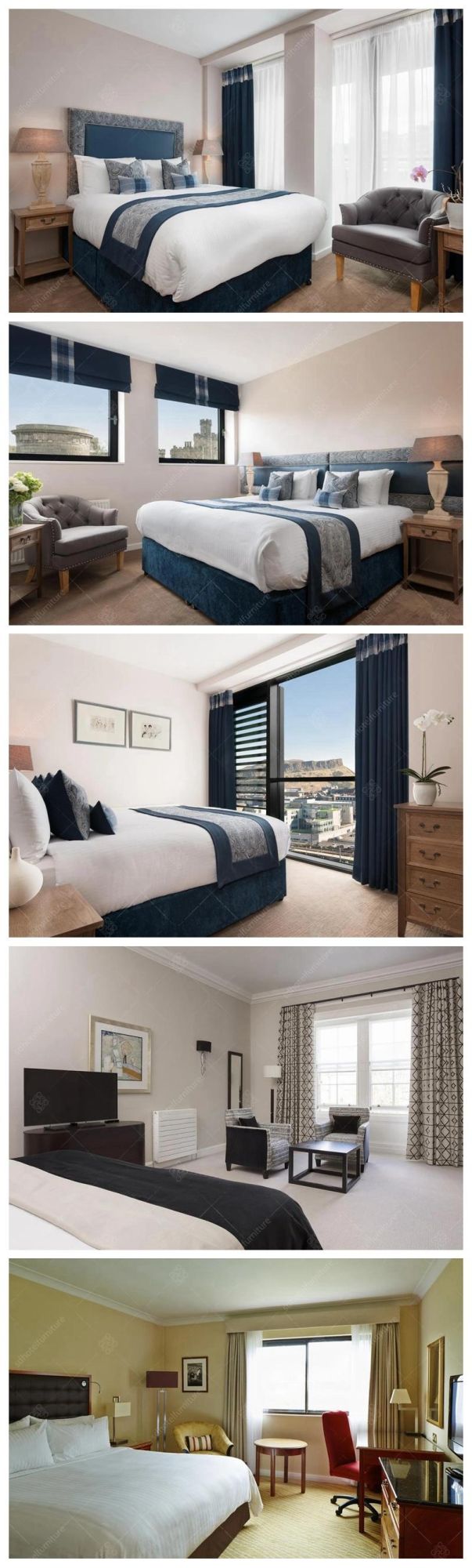 Modern Hotel King Size Bedroom Furniture Sets for Sale