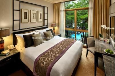 Custom-Made Luxury Modern Wooden Bedroom King Queen Bed for Hotel Apartment Villa Home Bedroom Furniture