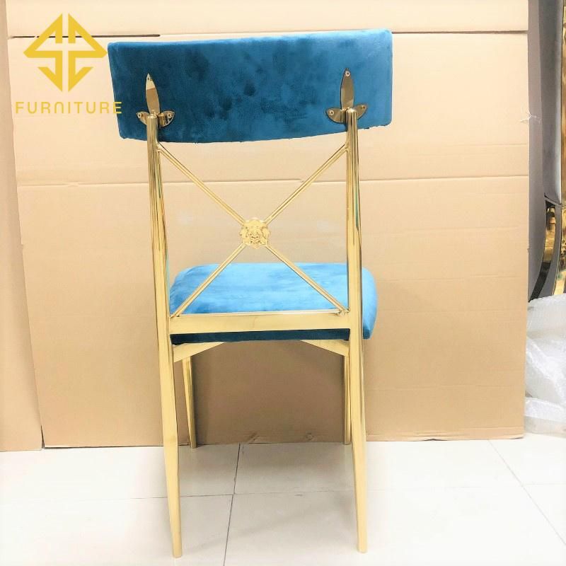 Event Furniture Wedding Metal Gold Dining Chair for Hotel Event Use