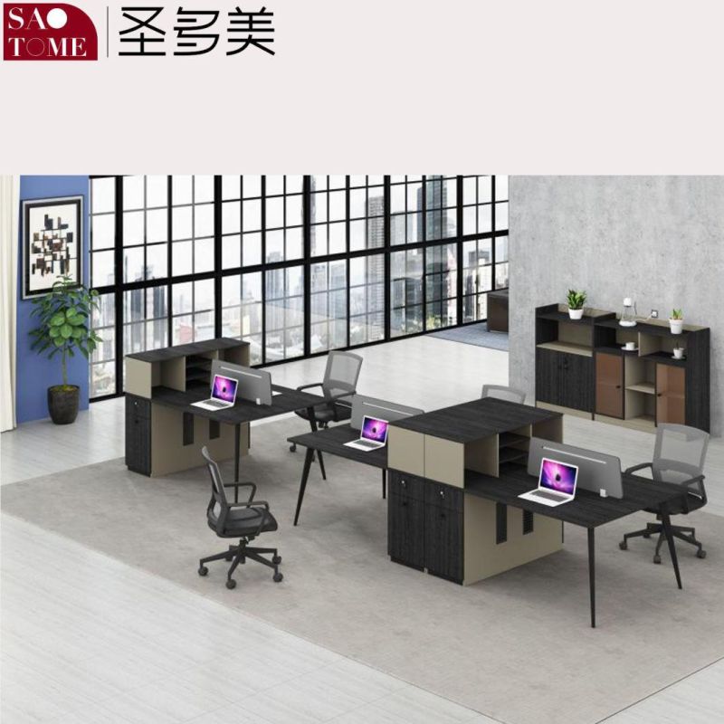 Modern Luxury Foshan Office Wooden Table Ordinary Desk Office Furniture Single Seat