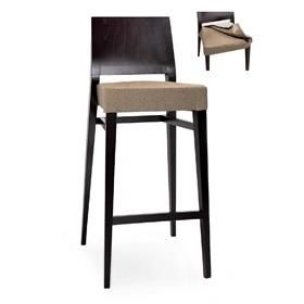 Modern Hotel Design High-Back Chair with Wooden Furniture