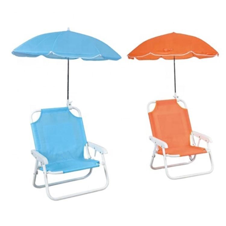 Modern Design Foldable Folding Beach Camping Chair with Sunshade Umbrella
