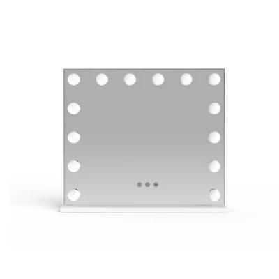 Dimmable Brightness High Definition LED Bathroom Mirror Hollywood Mirror with Touch Sensor