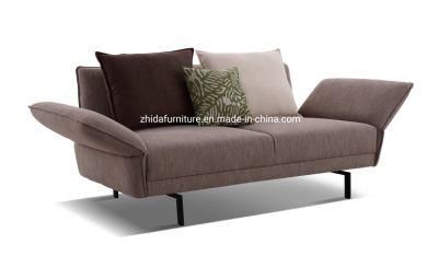 15% off Modern Home Furniture Fabric Sofa with Adjustable Armrest