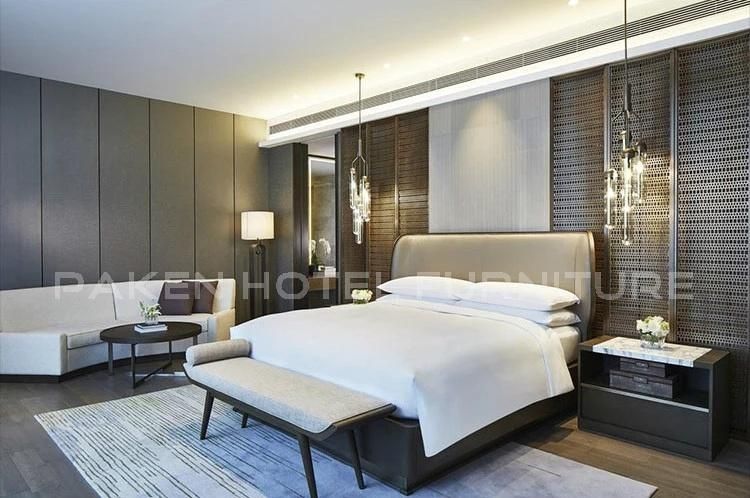 5 Star Hotel Furniture Durable Materials for Bedroom Set
