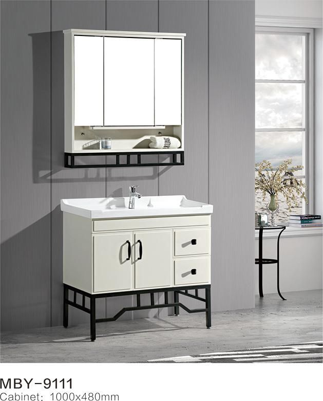PVC Paint Free Wall Mounted Type Bath Bathroom Cabinet Vanity