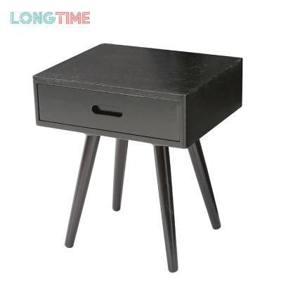 Wholesale Home Apartment Furniture Fashion Design Bedside Table Nightstand with Multiple Colors