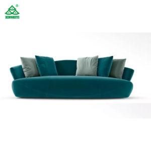 Soild Wood Frame Hotel Room Sofa Fabric Two Seat for Living Room