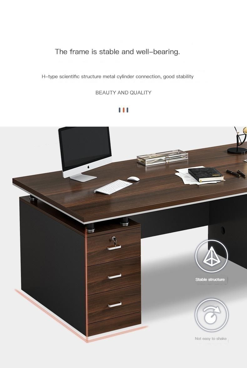 Top Selling Modern Office Desk with Drawers and Doors