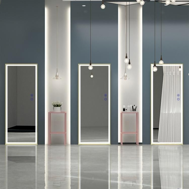 Full Length Dressing Mirror for Beauty Salon with LED Lighted