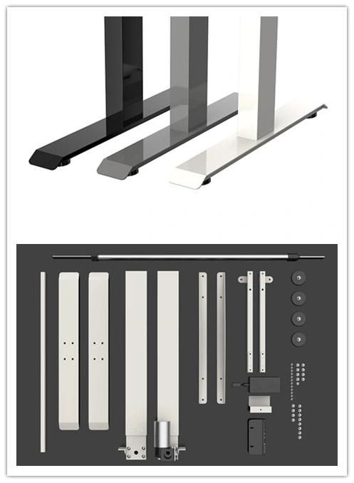 Ergonomic Height Adjustable Office Stand up Computer Sit-Stand Metal Desk