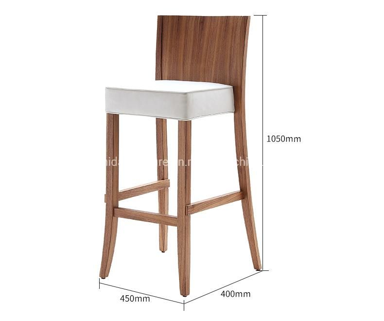 Wooden Pub Restaurant Bar Stool Chair