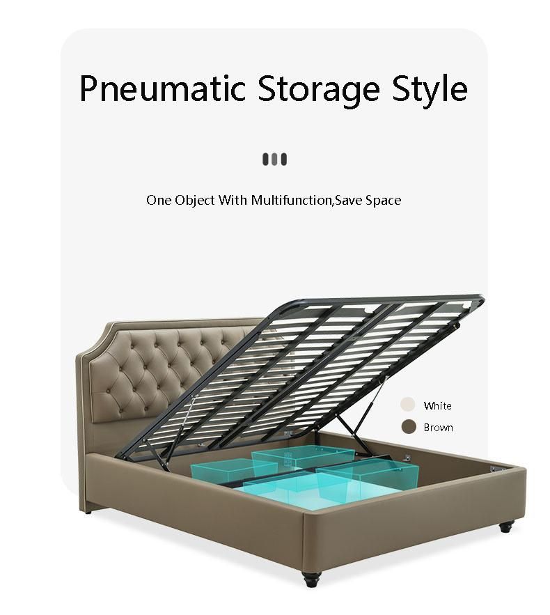 Save Space Furniture Home Multifunction Adjustable Storage Bed