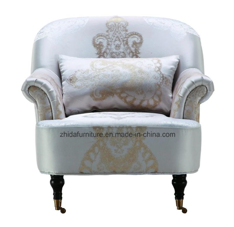 Home Furniture Living Room Furniture Wooden Fabric Chair