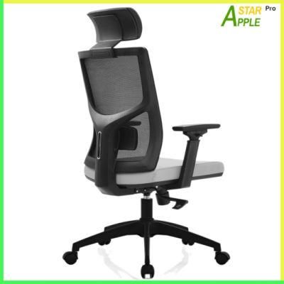 Swivel Executive Office Seat as-C2076 Plastic Chair with Leather Headrest