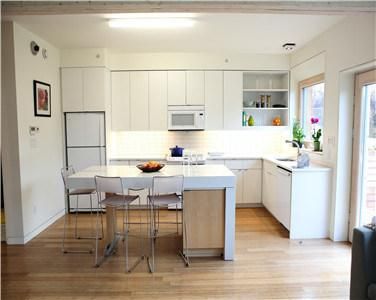 Modern Simple Modular L Shape Glossy White Pure White Lacquer Kitchen Cabinet Furniture