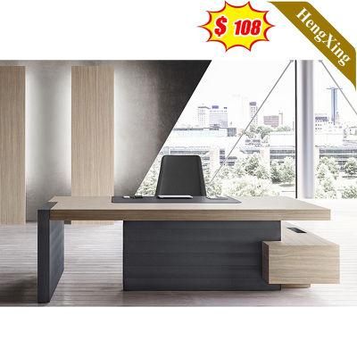 Luxury Office Furniture Side Cabinets Boss Desk Modern Director Executive Office Table