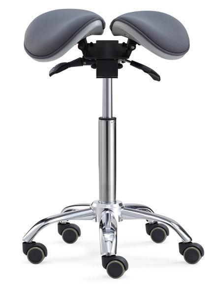 Ergonomics Split Saddle Stool Hot Sale Saddle Chair Manufacturer Doctor Saddle Stool