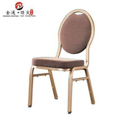 Restaurants Furniture Guangzhou Wholesale Luxury Stackable Rose Gold Banquet Chairs for Sale