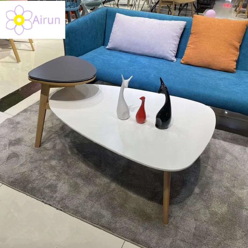 Modern Furniture MDF Solid Wood Coffee Table Wooden Table