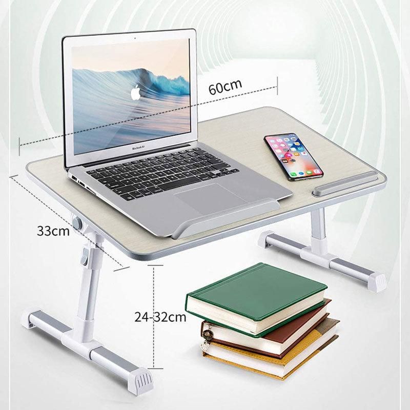 Laptop Bed Tray Table Adjustable Portable Foldable Folding Standing Reading Study Lap Laptop Desk Bed Table Laptop Table for Living Room