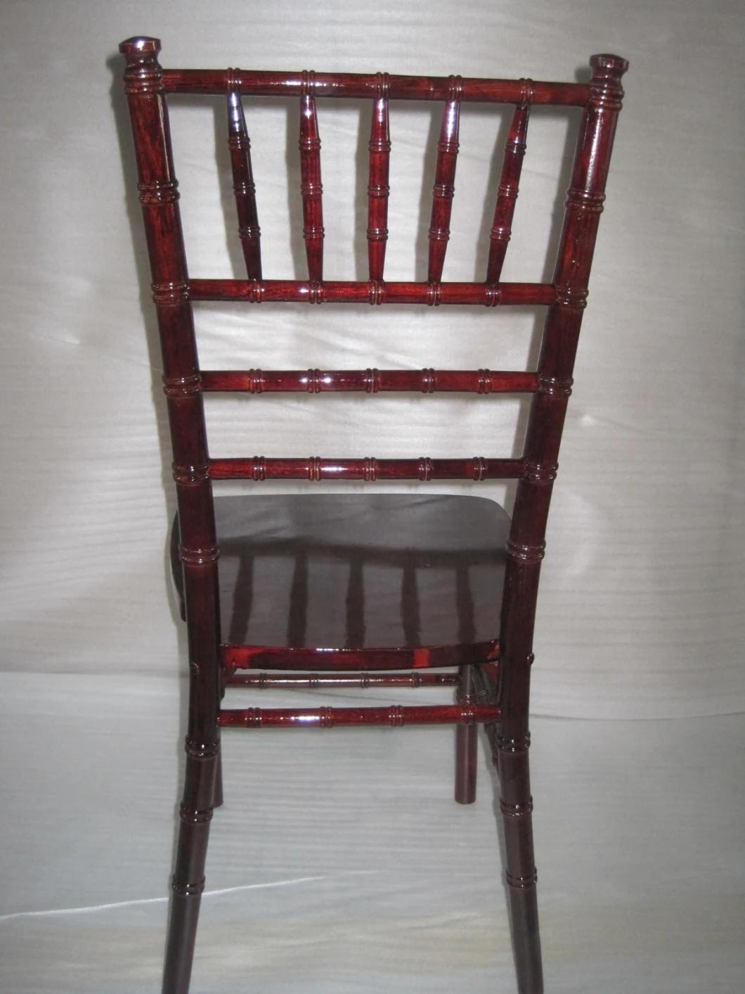 Cheap Solid Wood Mahogany Chiavari Chair on Sale