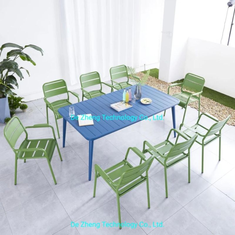 China Wholesale Modern Patio Dining Durable Restaurant Garden Outdoor Furniture